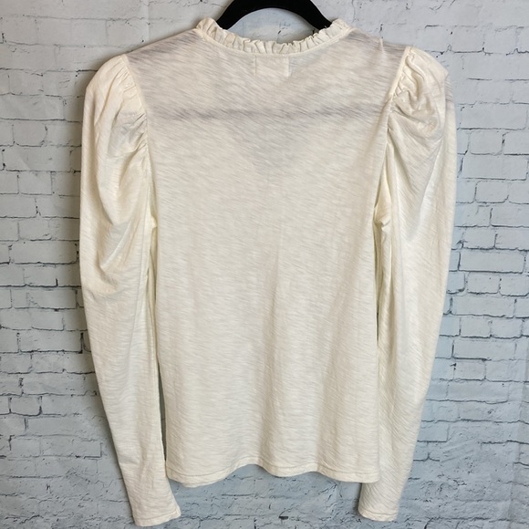 NATION LTD Tamira ElizabethanTee Off White Sz S Elevated Capsule Quiet Luxury - Picture 11 of 16